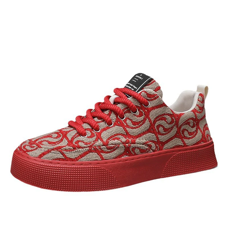 Damen Freizeit Sneaker mit hochwertigem gewebtem Obermaterial und verstärkter Sohle Heidi Mode - Image 5