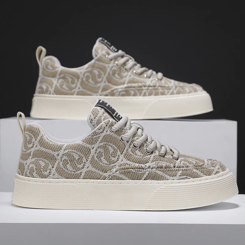 Damen Freizeit Sneaker mit hochwertigem gewebtem Obermaterial und verstärkter Sohle Heidi Mode - Image 6