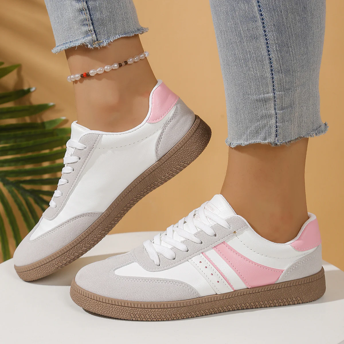 Damen Freizeit-Sneaker mit modernem Design und rutschfester Sohle Heidi Mode - Image 3