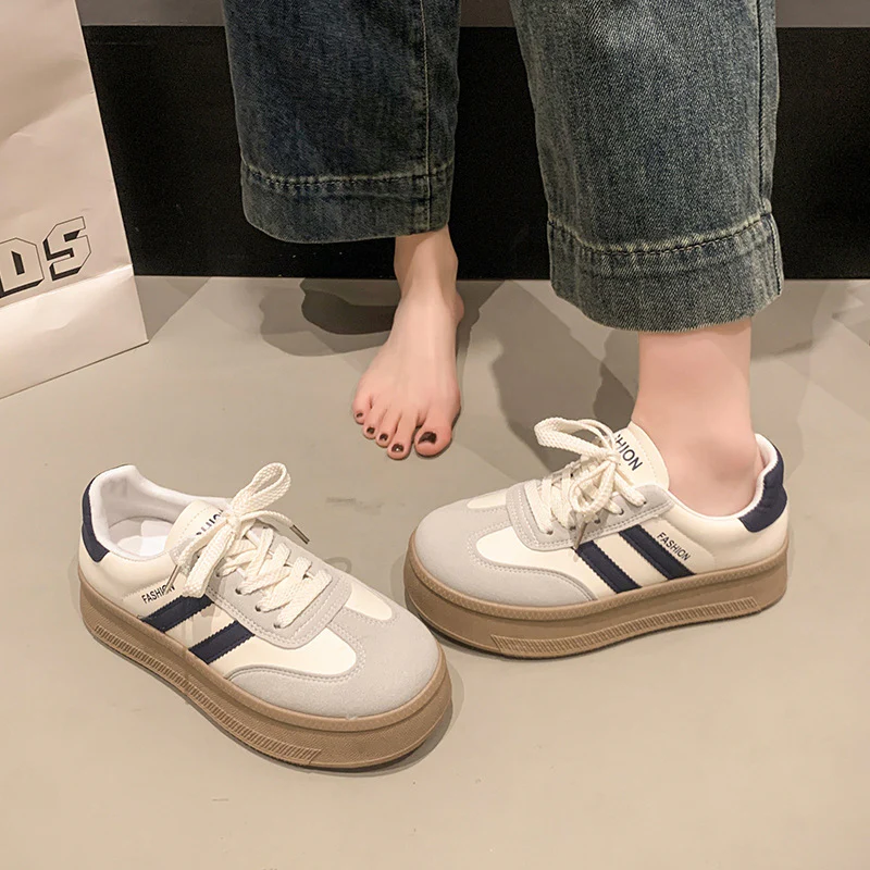 Damen Freizeit-Sneaker mit robustem Profil und modischem Design Heidi Mode - Image 3