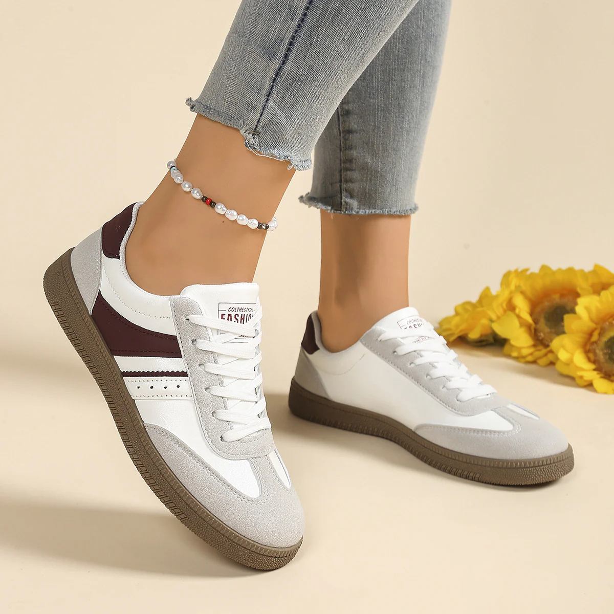 Damen Freizeit-Sneaker mit rutschfestem Fußbett und atmungsaktivem Obermaterial Heidi Mode - Image 3