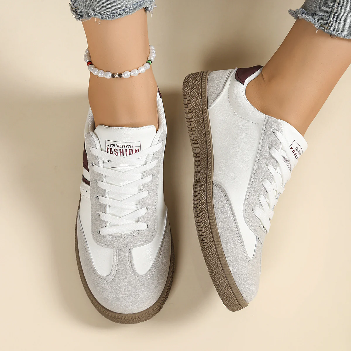 Damen Freizeit-Sneaker mit rutschfestem Fußbett und atmungsaktivem Obermaterial Heidi Mode - Image 4