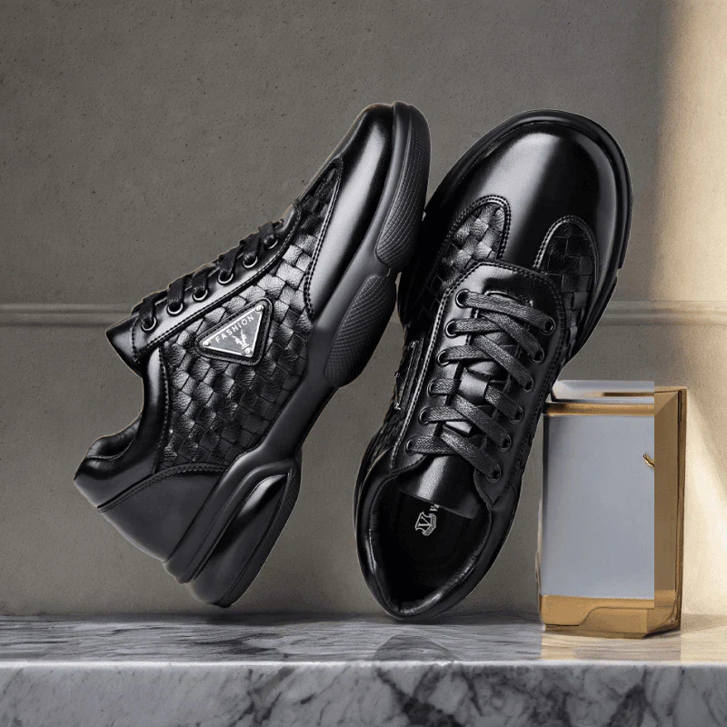 Damen Freizeit Sneakers mit hochwertiger Lederoptik und innovativem atmungsaktivem Design Heidi Mode - Image 3