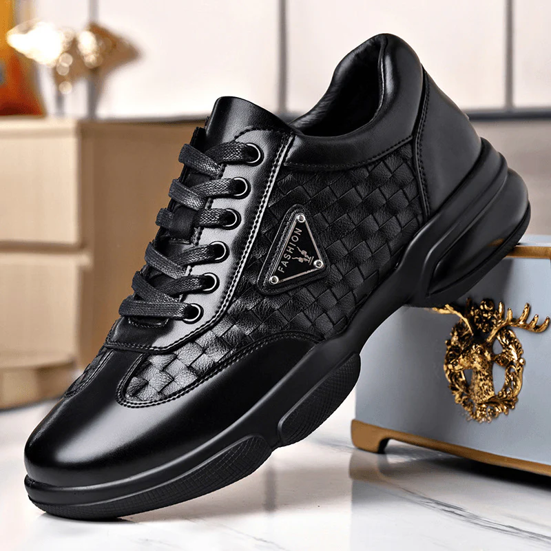 Damen Freizeit Sneakers mit hochwertiger Lederoptik und innovativem atmungsaktivem Design Heidi Mode - Image 6