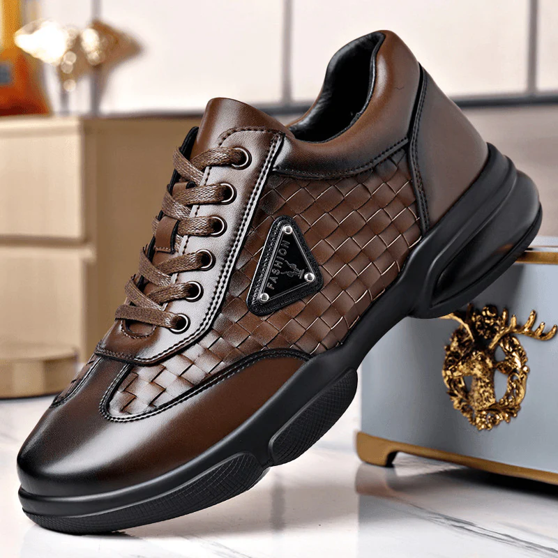 Damen Freizeit Sneakers mit hochwertiger Lederoptik und innovativem atmungsaktivem Design Heidi Mode - Image 7