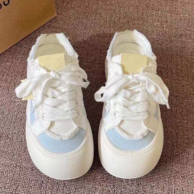 Damen Freizeit Sneakers mit lässiger Zerrkupfer-Optik und bequemer Dämpfung Heidi Mode - Image 2