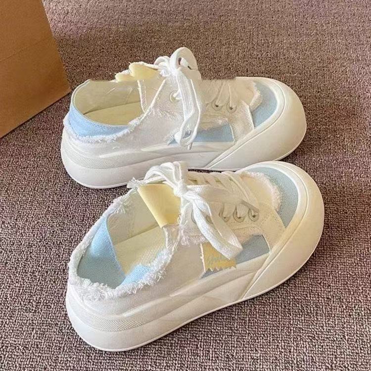 Damen Freizeit Sneakers mit lässiger Zerrkupfer-Optik und bequemer Dämpfung Heidi Mode - Image 5
