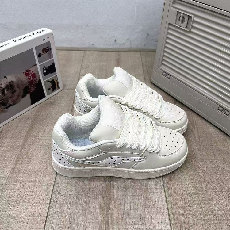 Damen Freizeit Sneakers mit perforierter Oberfläche und bequemer Sohle Heidi Mode - Image 5