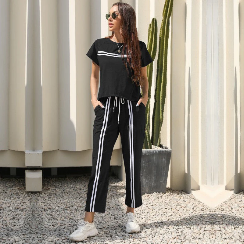 Damen Freizeitanzug mit Bequemen Taschen und Elastischem Bund Heidi-Mode - Image 6