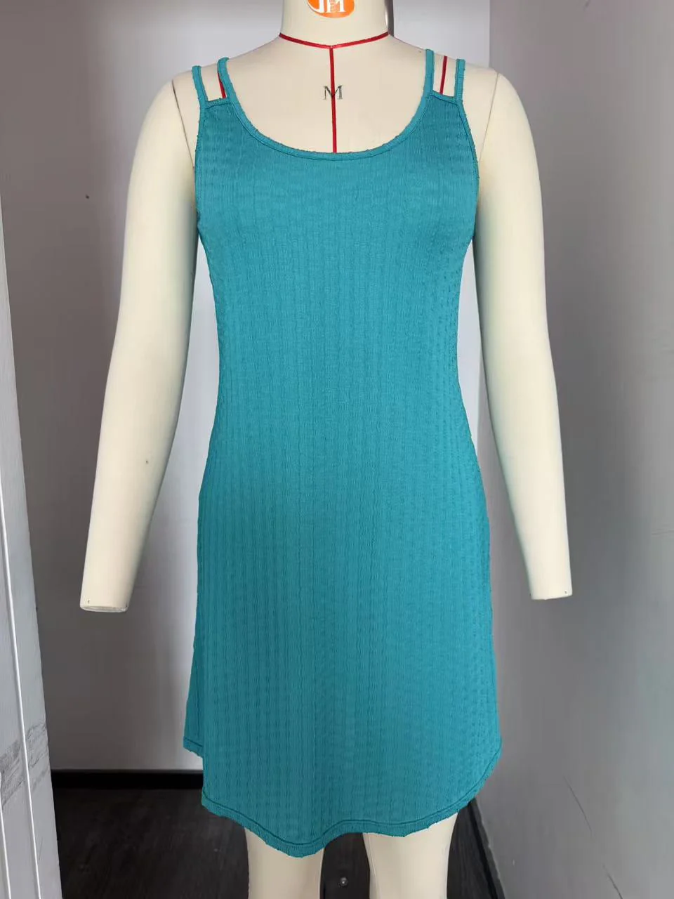 Damen Freizeitkleid mit Eleganten Trägerdetails Heidi-Mode - Image 8