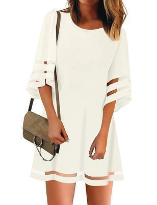 Damen Freizeitkleid mit Modischen, Luftigen Ärmelöffnungen Heidi-Mode - Image 2
