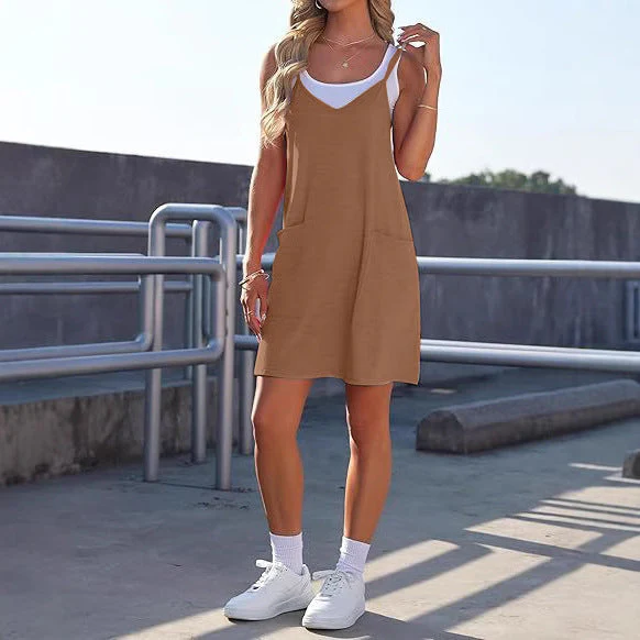 Damen Freizeitkleid mit Praktischen Taschen und Lockerem Schnitt Heidi-Mode - Image 3