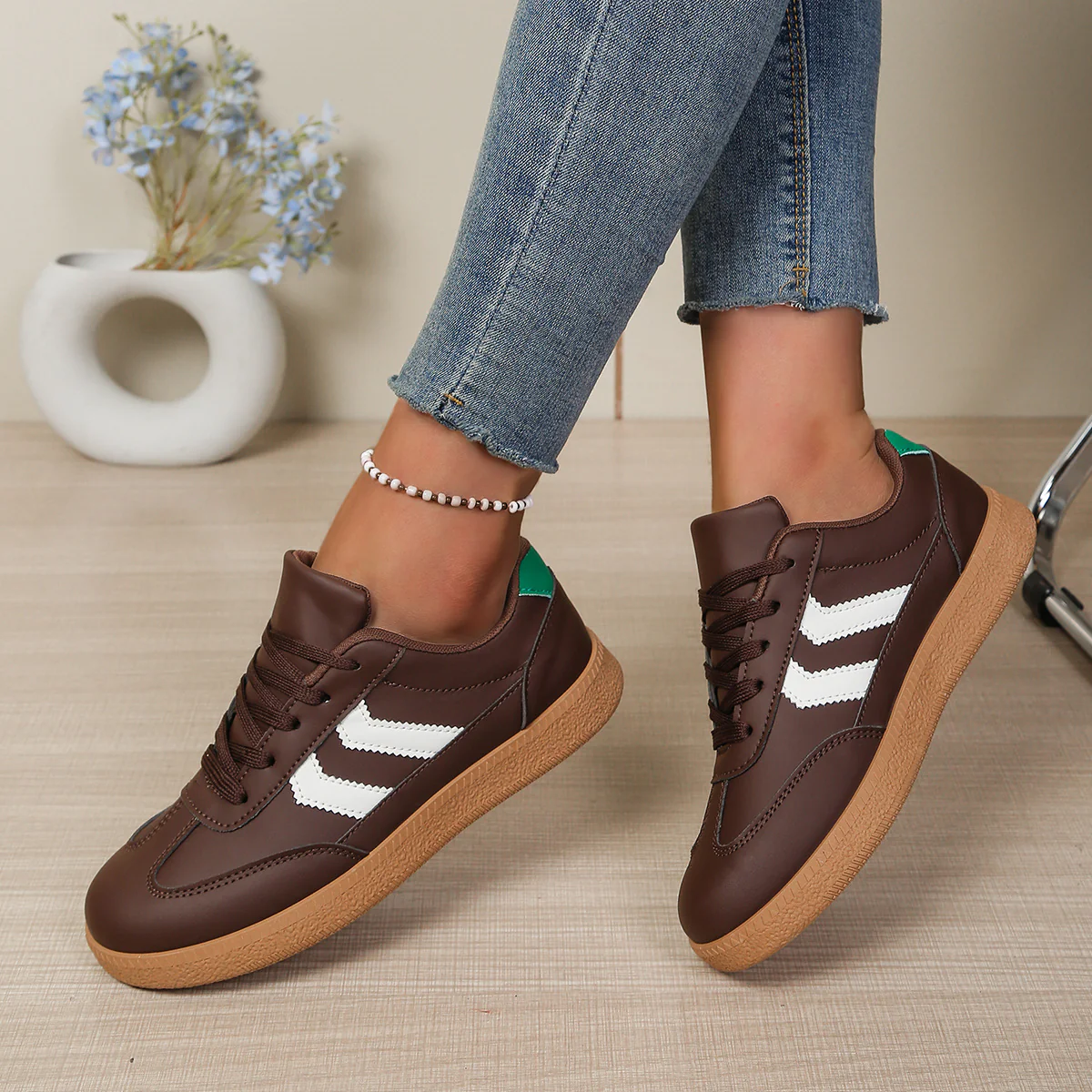 Damen Freizeitschuhe mit atmungsaktivem Obermaterial und rutschfester Laufsohle Heidi Mode