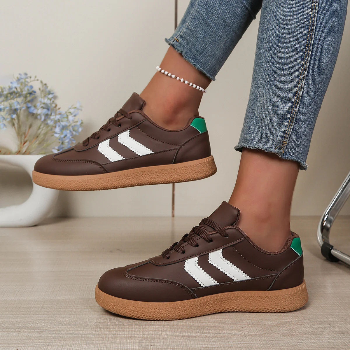 Damen Freizeitschuhe mit atmungsaktivem Obermaterial und rutschfester Laufsohle Heidi Mode - Image 2
