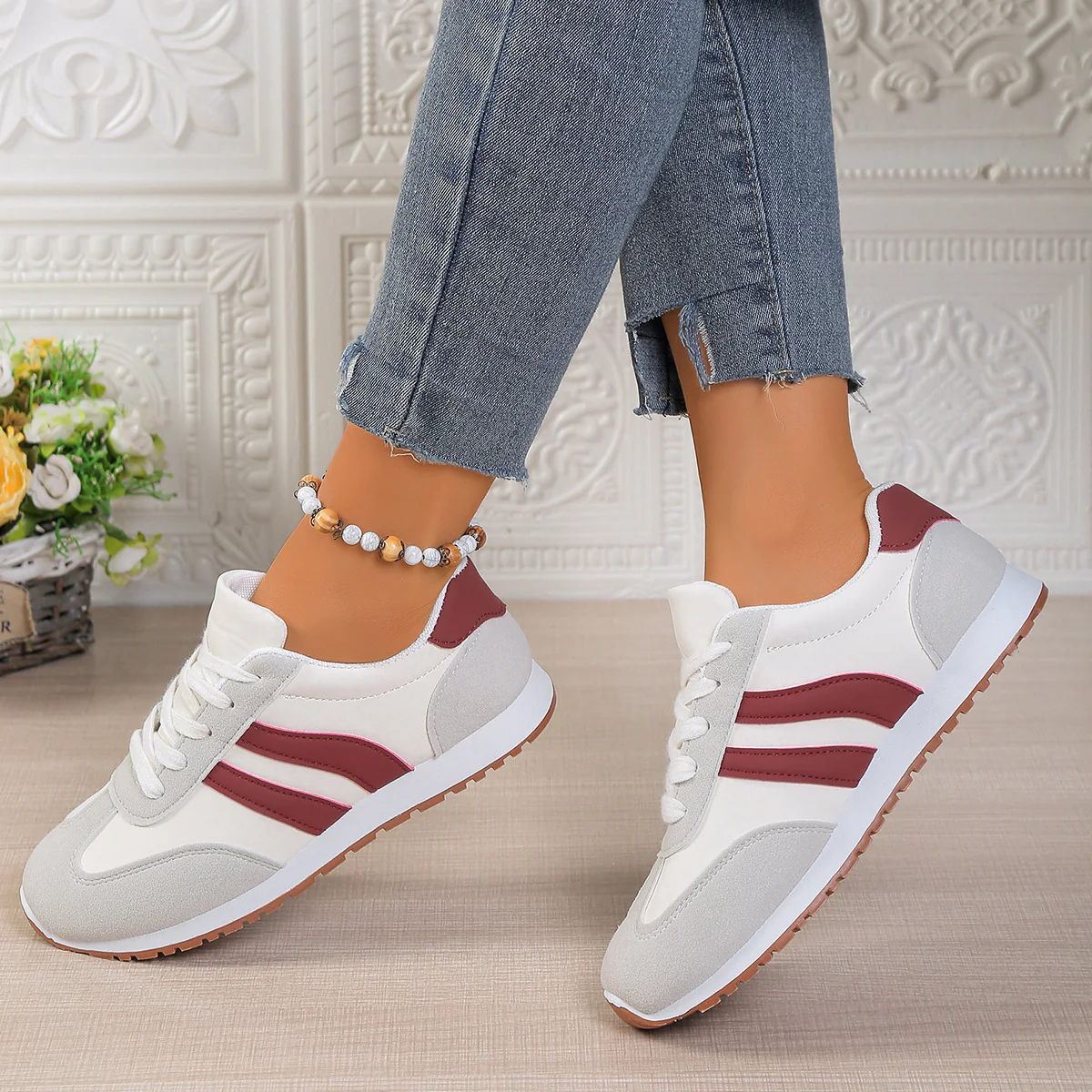 Damen Freizeitschuhe mit ergonomischem Design und atmungsaktiver Oberflächenstruktur Heidi Mode - Image 2