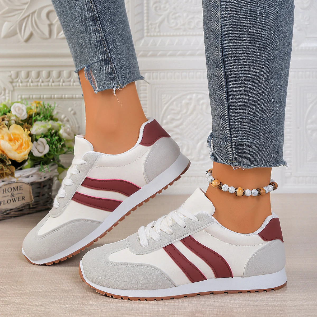 Damen Freizeitschuhe mit ergonomischem Design und atmungsaktiver Oberflächenstruktur Heidi Mode - Image 3