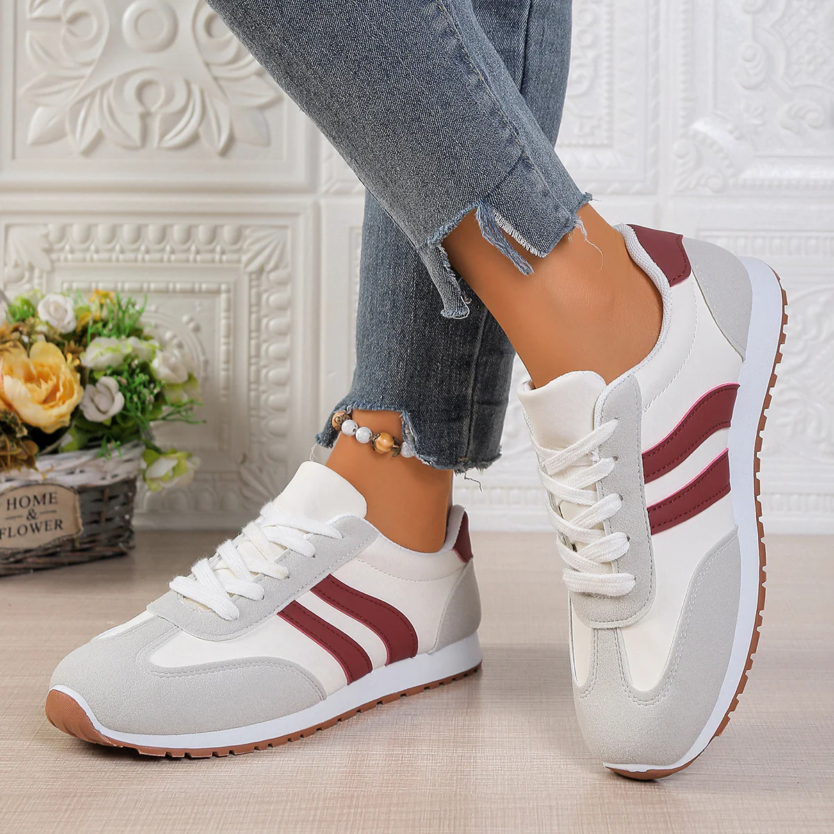 Damen Freizeitschuhe mit flexiblem Sohlenprofil und atmungsaktivem Obermaterial Heidi Mode - Image 7