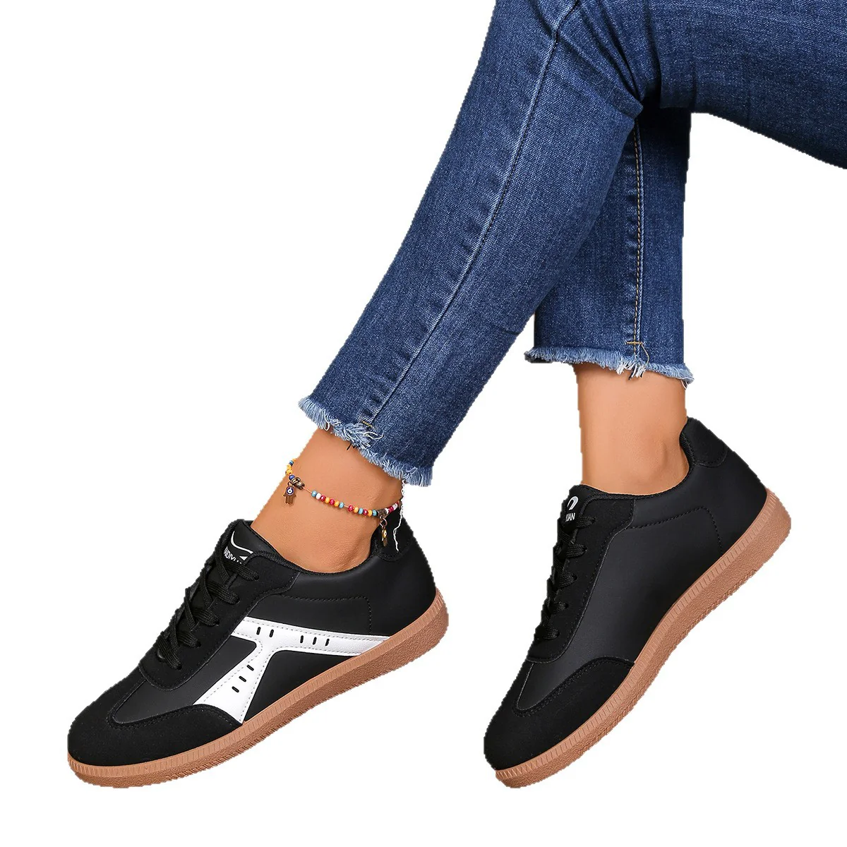 Damen Freizeitschuhe mit modernem Textil-Obermaterial und rutschfester Gummisohle Heidi Mode - Image 5