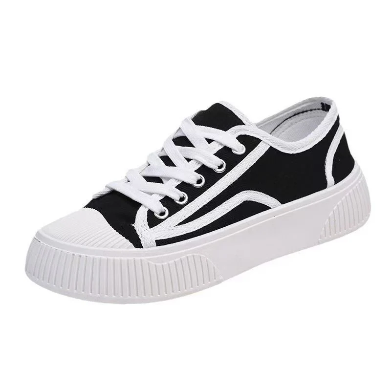 Damen Freizeitsneaker aus atmungsaktivem Canvas-Material mit rutschfester Gummisohle Heidi Mode - Image 5