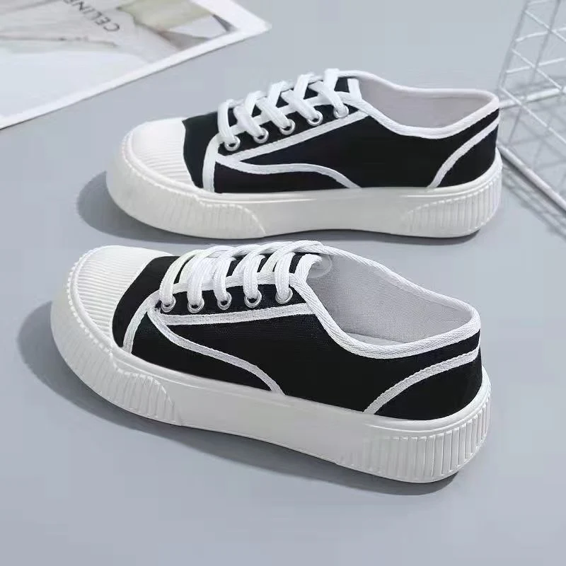 Damen Freizeitsneaker aus atmungsaktivem Canvas-Material mit rutschfester Gummisohle Heidi Mode - Image 6