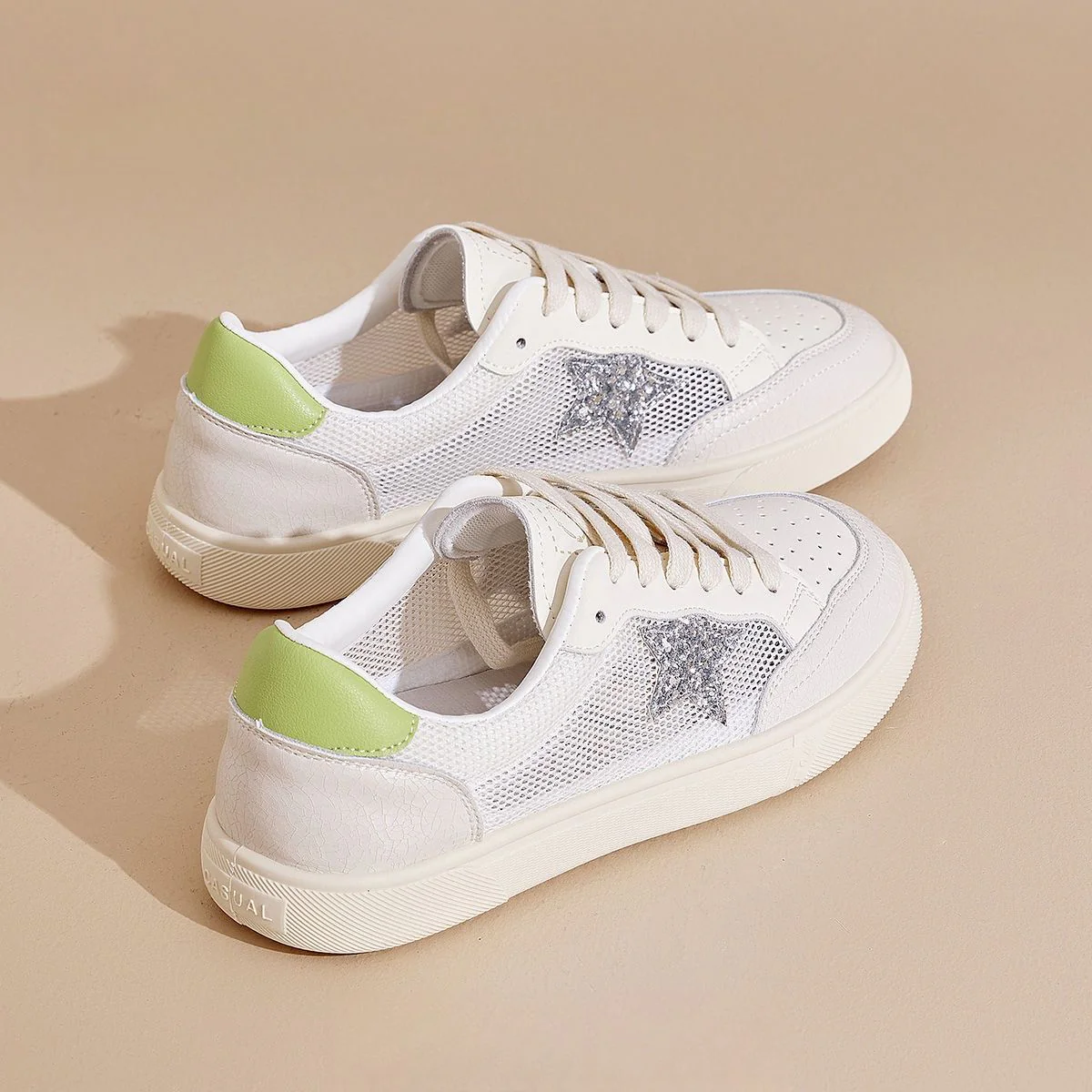 Damen Freizeitsneaker mit atmungsaktiver Mesh-Oberfläche und stabiler Sohle Heidi Mode - Image 6