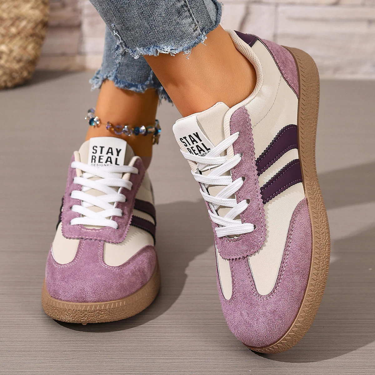 Damen Freizeitsneaker mit dynamischem Design und dämpfender Laufsohle Heidi Mode - Image 6