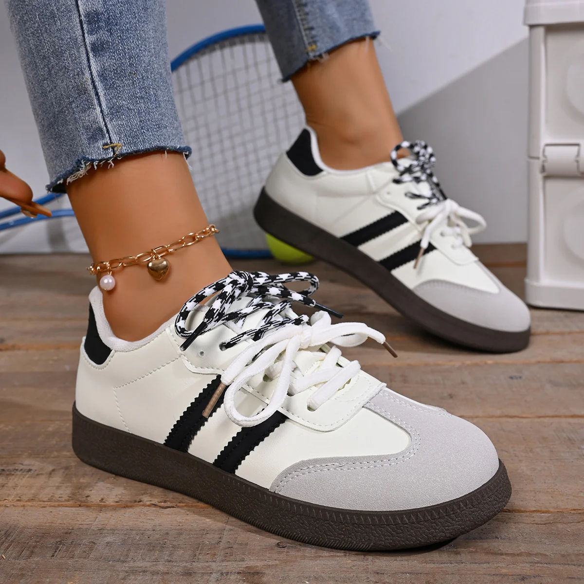 Damen Freizeitsneaker mit extra guter Dämpfung und sportlichem Obermaterial Heidi Mode - Image 3