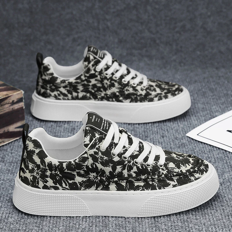 Damen Freizeitsneaker mit floralem Muster und rutschfester Sohle Heidi Mode - Image 6