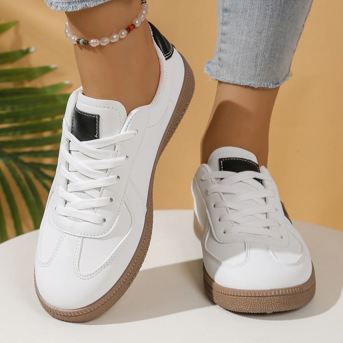 Damen Freizeitsneaker mit modischen Kontrastelementen Heidi Mode - Image 3