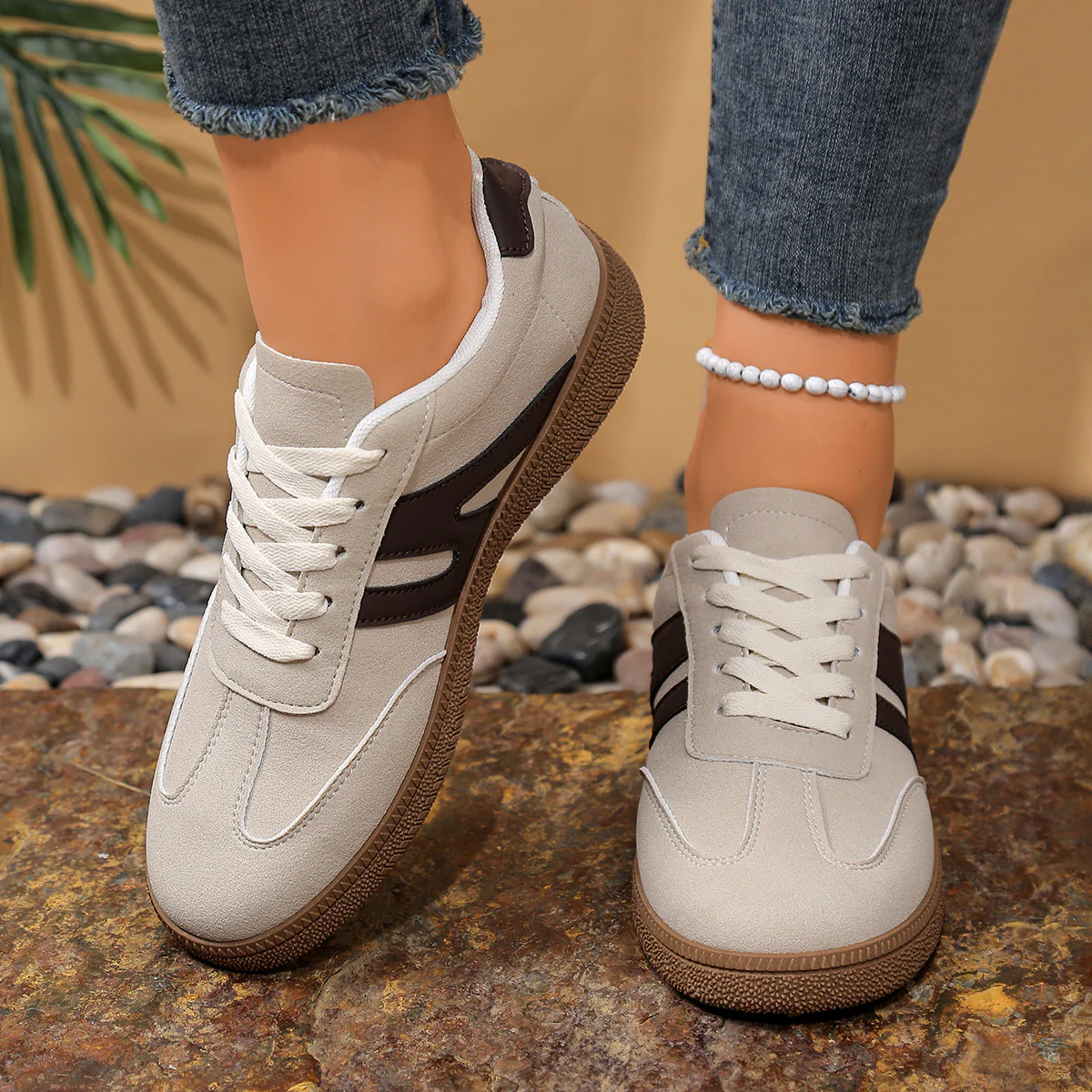 Damen Freizeitsneaker mit sportlicher Silhouette und rutschfester Sohle Heidi Mode - Image 4
