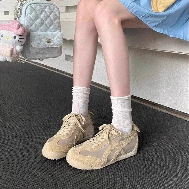 Damen Freizeitsneaker mit weichem Veloursleder und detailreicher Schnürung Heidi Mode - Image 4