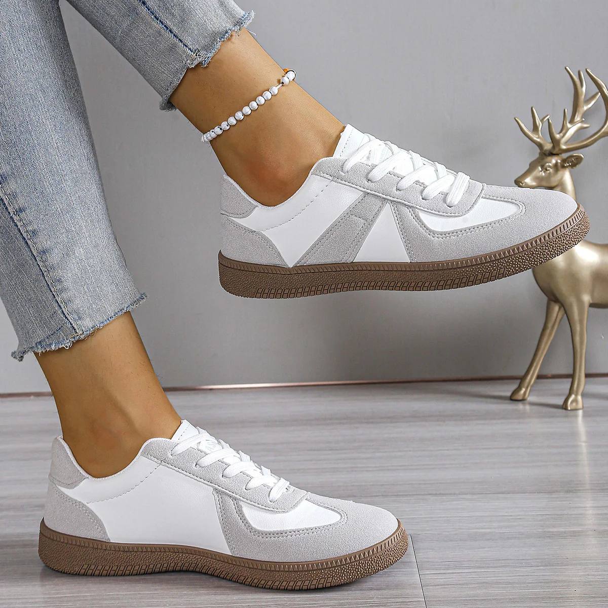 Damen Freizeitsneakers mit bequemer Dämpfung und hochwertigem Obermaterial Heidi Mode