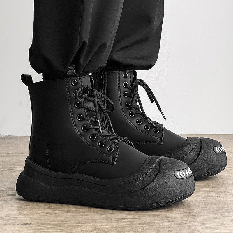 Damen Freizeitstiefel mit robusten Profilsohlen von Heidi Mode