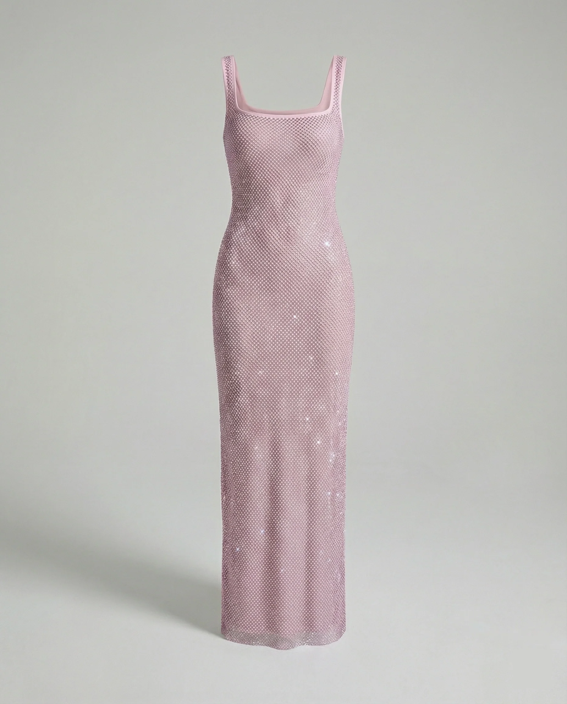 Damen funkelndes Abendkleid aus Netzstoff - Image 2