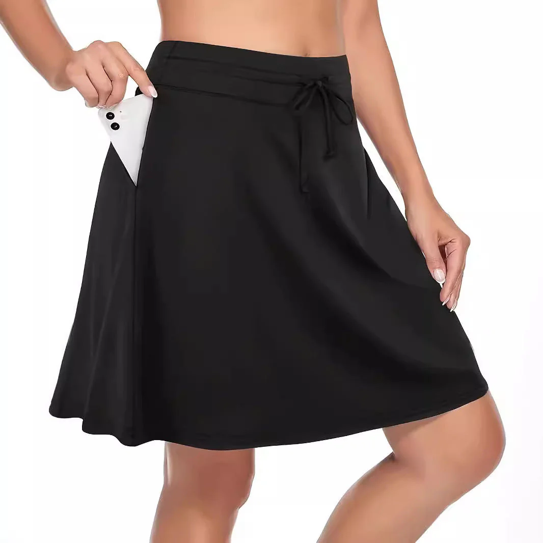 Damen Funktionelle Strandshorts mit Floralem Überwurf Heidi-Mode - Image 5