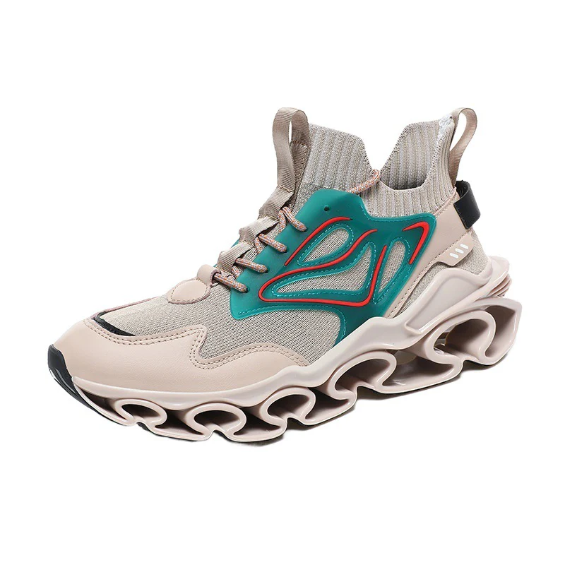 Damen futuristische Performance Sneakers mit dynamischer Dämpfungstechnologie Heidi Mode
