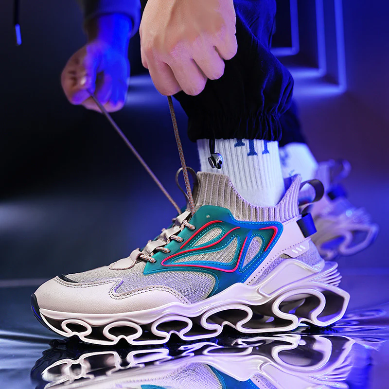 Damen futuristische Performance Sneakers mit dynamischer Dämpfungstechnologie Heidi Mode - Image 2