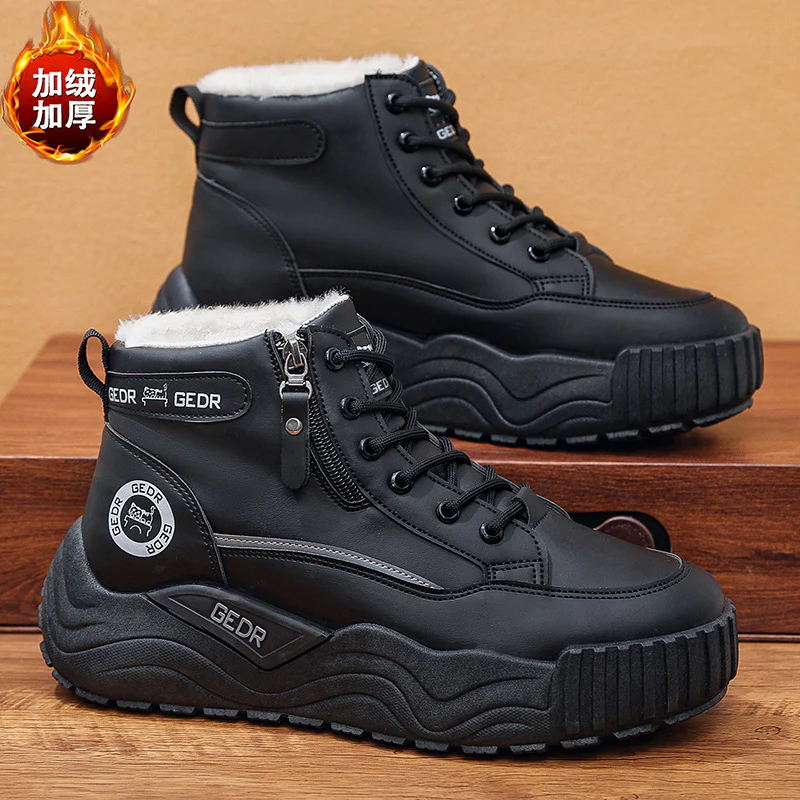 Damen Gefütterte Winterstiefel mit rutschfester Sohle und praktischem Reißverschluss Heidi Mode - Image 2