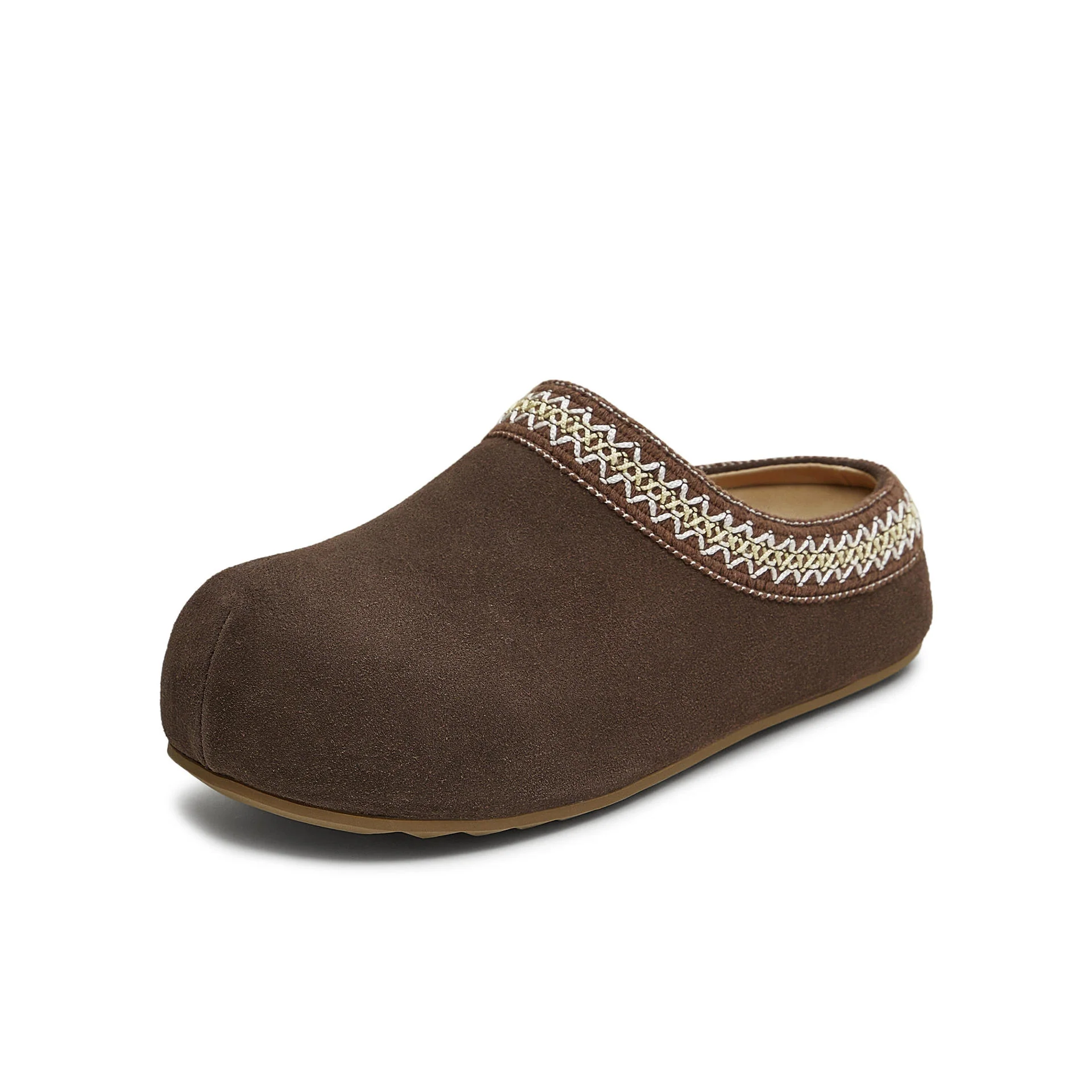 Damen Gemütliche Fleece-Clogs mit modischem Riemen Heidi Mode - Image 5