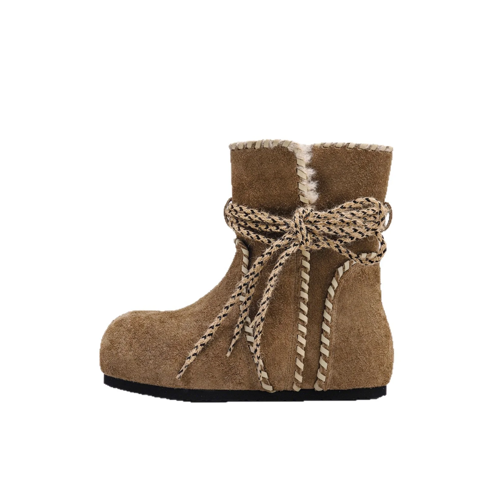 Damen gemütliche Hausschuhe mit stimmungsvollem Schnürdesign Heidi Mode - Image 6