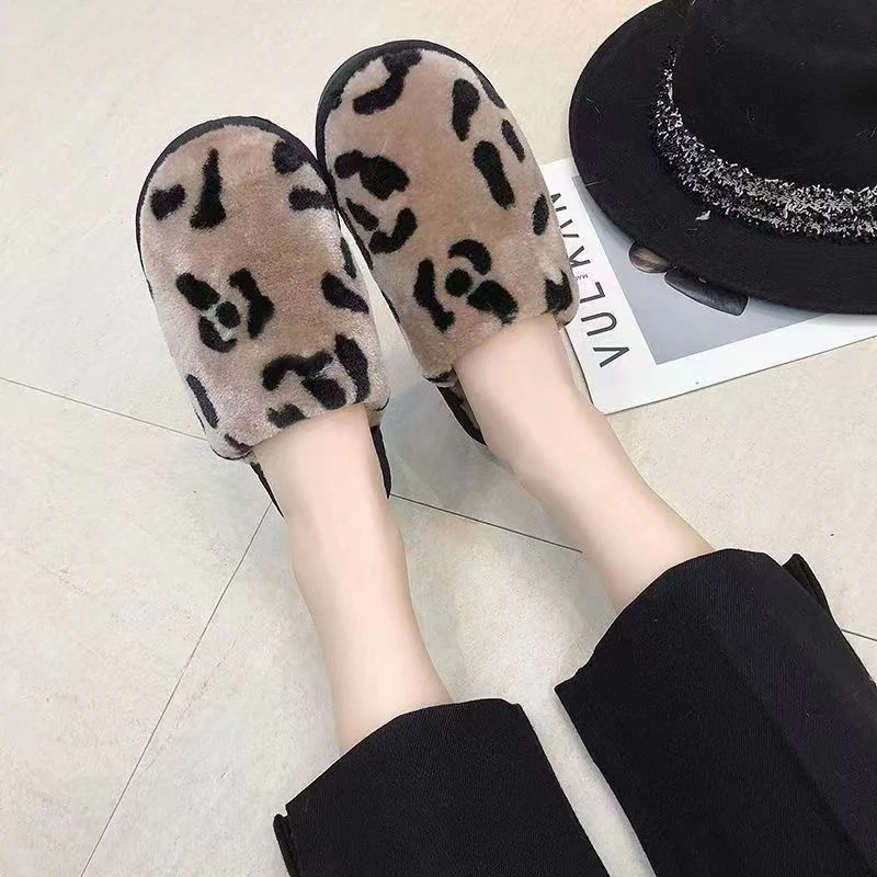 Damen Gemütliche Hausschuhe mit trendigem Leopardenmuster Heidi Mode - Image 4