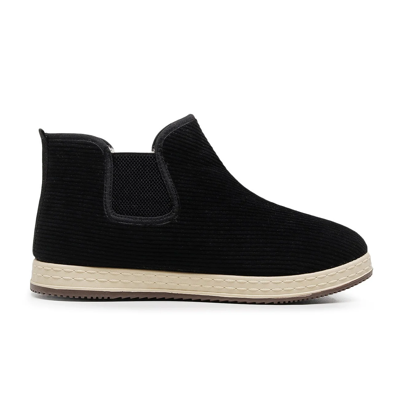 Damen Gemütliche und warme Stiefeletten mit elastischem Einsatz Heidi Mode - Image 3