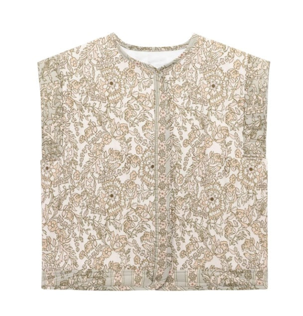 Damen Gesteppte Weste mit Floralem Design und Praktischen Taschen Heidi-Mode - Image 8