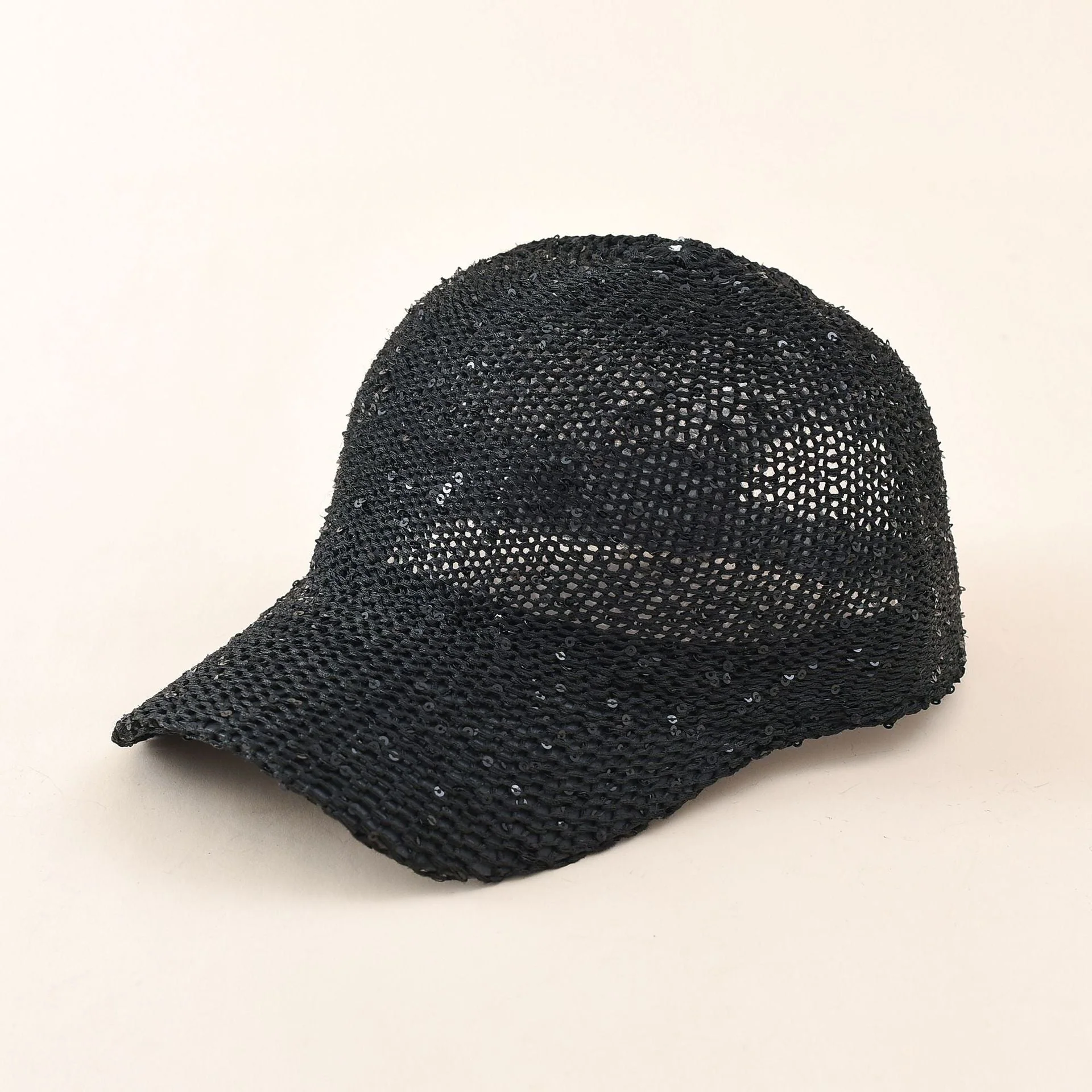 Damen Glitzernde Baseballmütze mit Netzstruktur Heidi-Mode - Image 4