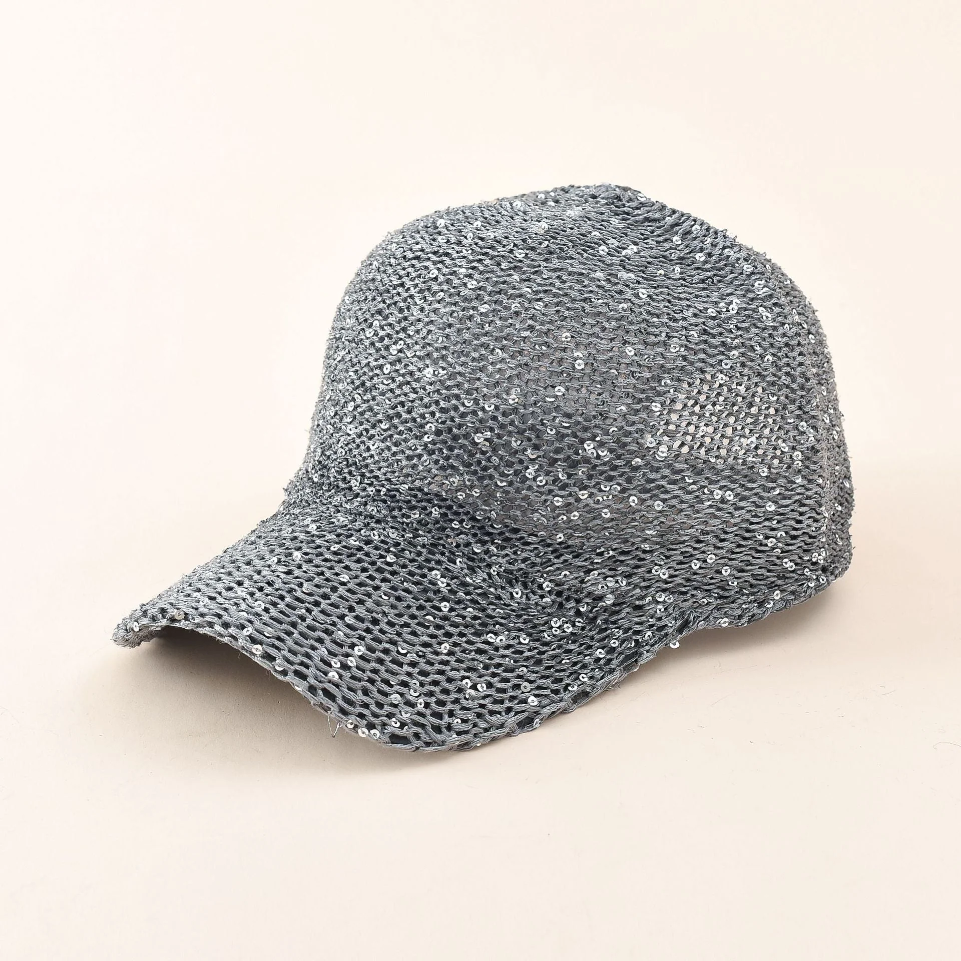 Damen Glitzernde Baseballmütze mit Netzstruktur Heidi-Mode - Image 6
