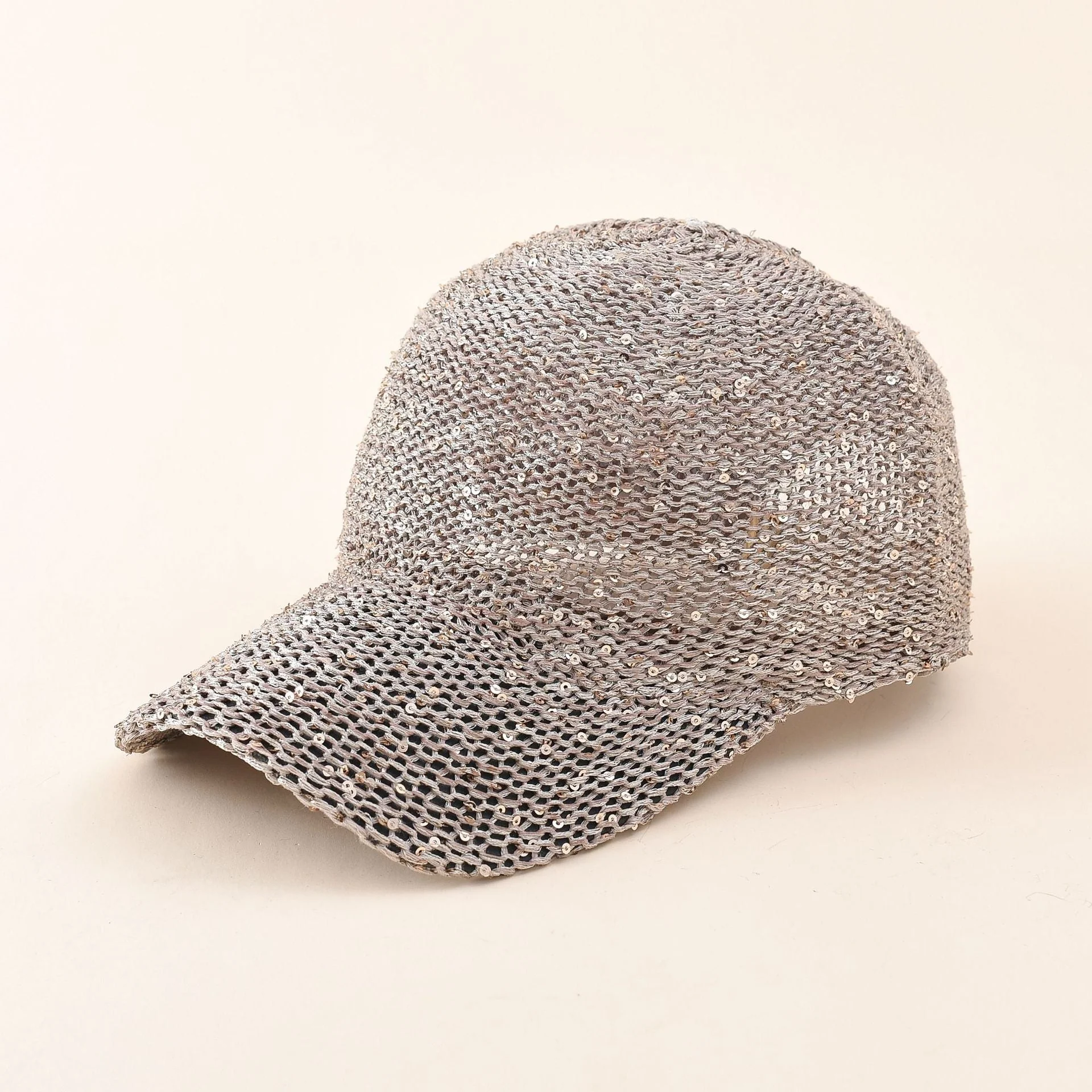 Damen Glitzernde Baseballmütze mit Netzstruktur Heidi-Mode - Image 8