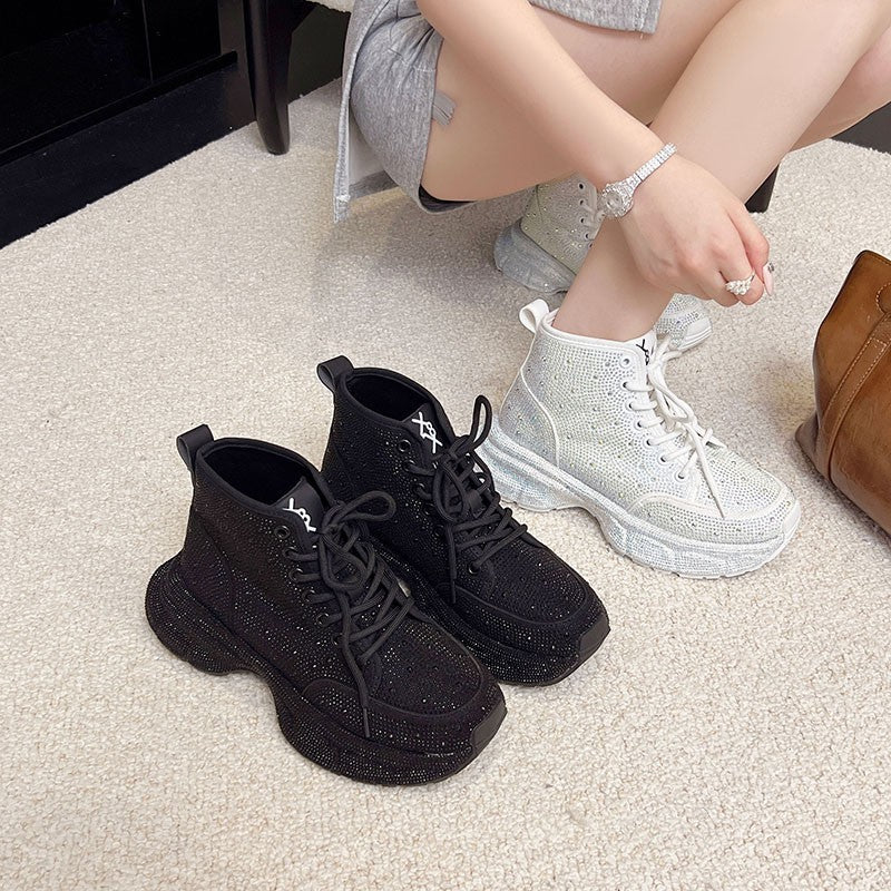 Damen Glitzernde Sneaker mit modischem Design Heidi Mode - Image 3