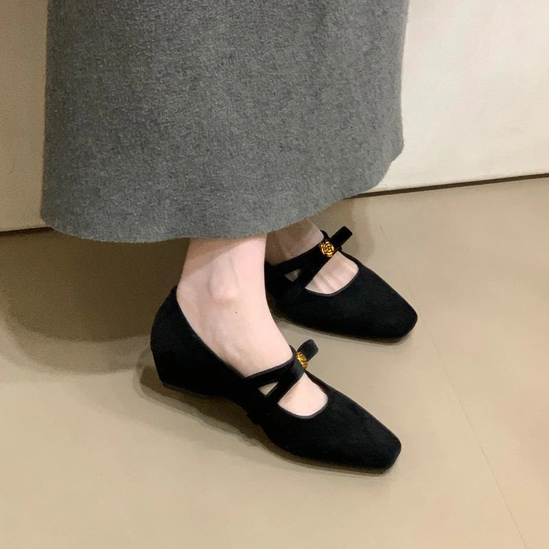 Damen Halbschuhe mit elegantem Riemen und angenehm gepolstertem Fußbett Heidi Mode - Image 3