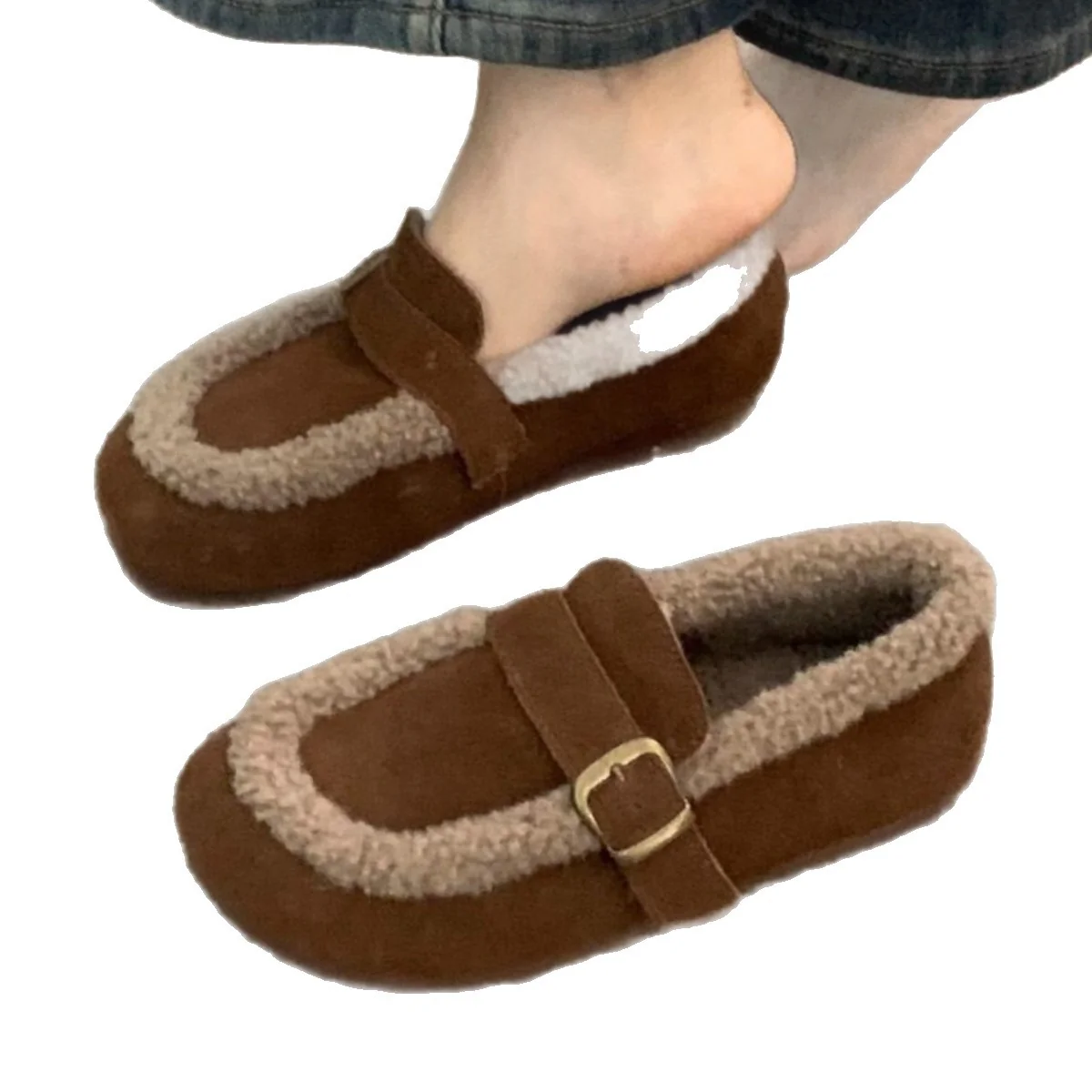 Damen Hauschuhe mit komfortablem Kunstfellrand Heidi Mode - Image 5