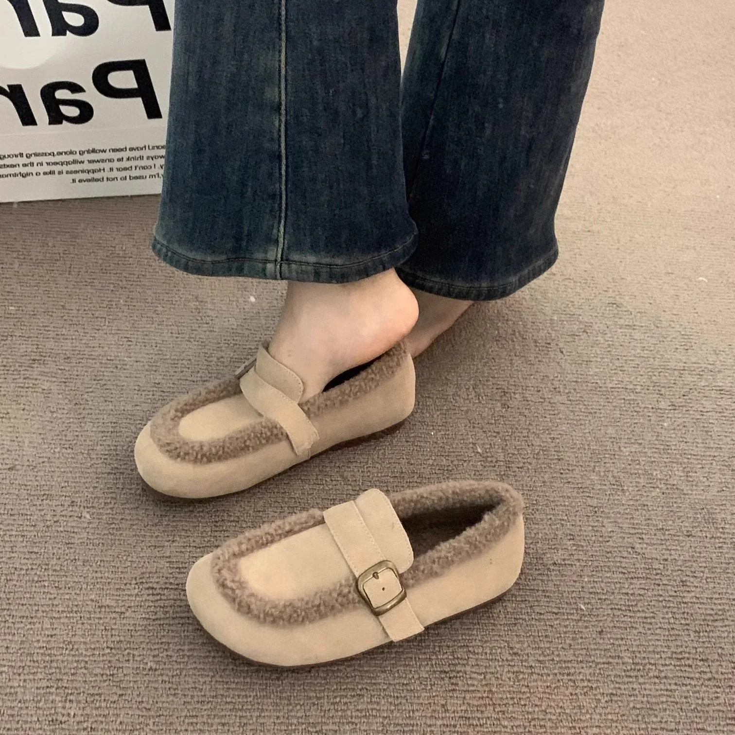Damen Hauschuhe mit komfortablem Kunstfellrand Heidi Mode - Image 8